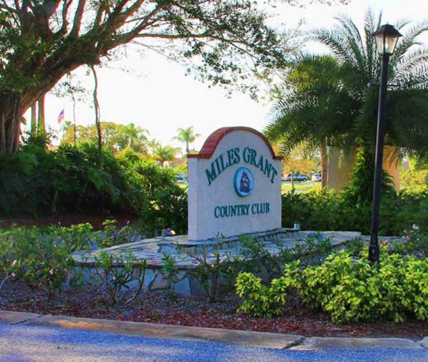 Miles Grant Community Sign, Cove Road