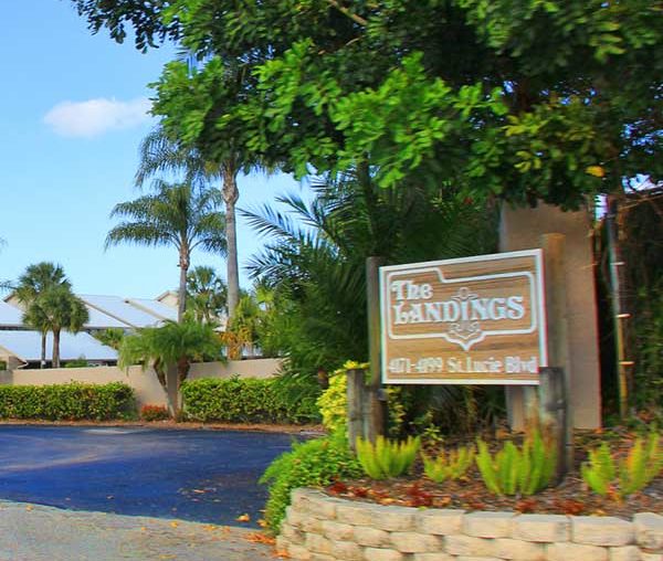 The Landings Entrance, St Lucie Blvd
